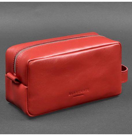 Кожаная косметичка-несессер 6.0 (красная)