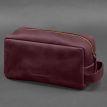 Шкіряна косметичка-несесер 6.0 (бордова) шкіра Crazy Horse
