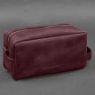 Шкіряна косметичка-несесер 6.0 (бордова) шкіра Crazy Horse