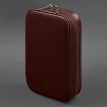 Кожаная косметичка-несессер 7.0 (бордовая) кожа Krast