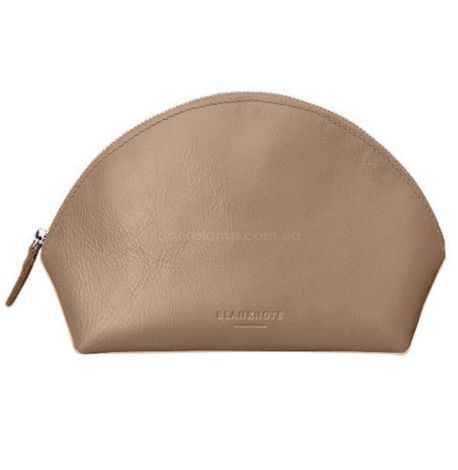 Женская кожаная косметичка 8.0 (светло-бежевая)