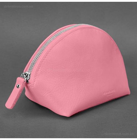 Жіноча шкіряна косметичка 8.0 (рожева)