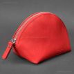Жіноча шкіряна косметичка 8.0 (червона)