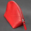 Жіноча шкіряна косметичка 8.0 (червона)