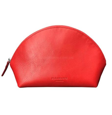 Жіноча шкіряна косметичка 8.0 (червона)