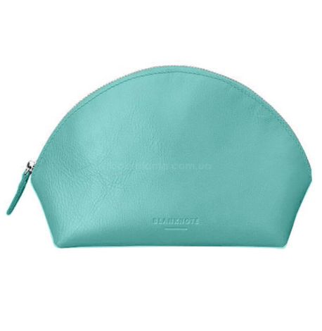 Женская кожаная косметичка 8.0 (бирюзовая)