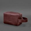 Шкіряна косметичка-несесер 5.0 (бордова) шкіра Crazy Horse