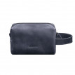 Кожаная косметичка-несессер 5.0 (темно-синяя) кожа Crazy Horse