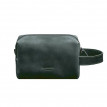 Шкіряна косметичка-несесер 5.0 (зелена) шкіра Crazy Horse