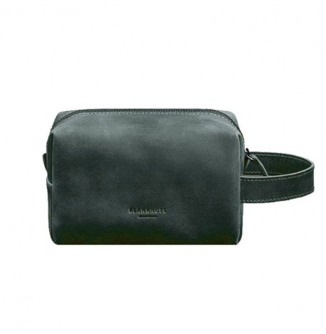 Шкіряна косметичка-несесер 5.0 (зелена) шкіра Crazy Horse