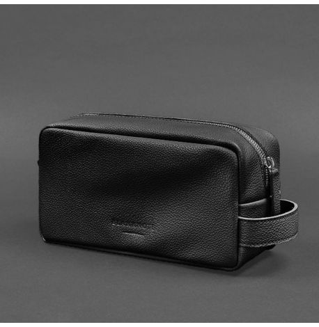 Кожаная косметичка-несессер 6.0 (черная) кожа флотар