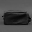 Кожаная косметичка-несессер 6.0 (черная) кожа флотар