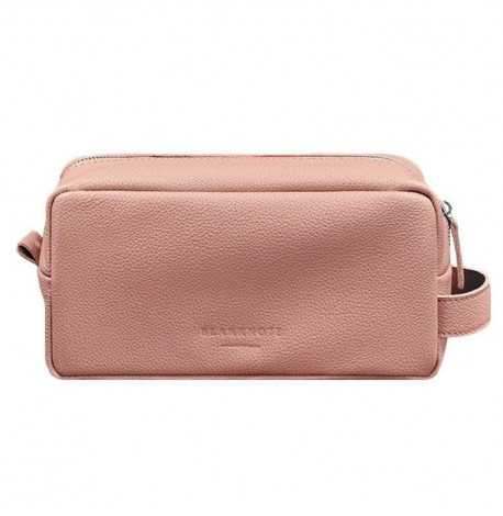 Шкіряна косметичка-несесер 6.0 (рожева) шкіра флотар