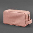 Шкіряна косметичка-несесер 6.0 (рожева) шкіра флотар