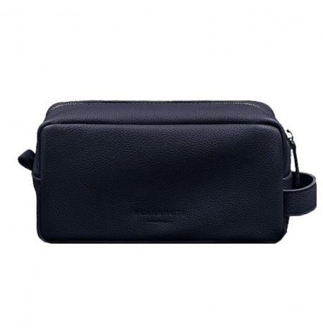 Шкіряна косметичка-несесер 6.0 (темно-синя) шкіра флотар