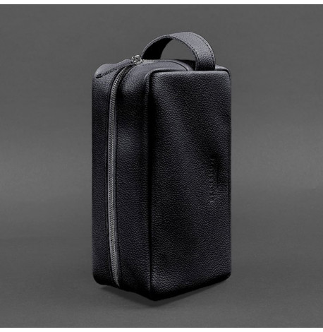 Шкіряна косметичка-несесер 6.0 (темно-синя) шкіра флотар