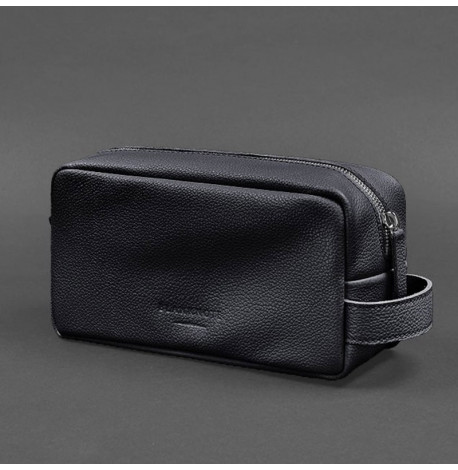 Шкіряна косметичка-несесер 6.0 (темно-синя) шкіра флотар