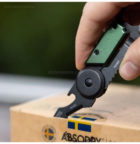 Мультитул 5-в-1 Troika Egon Card (зеленый)