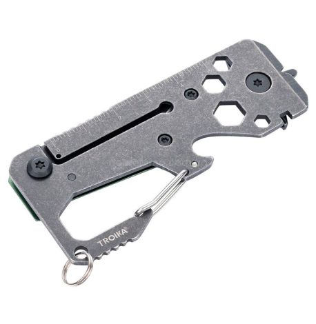 Мультитул 10-в-1 Troika Toolinator Card (зеленый)