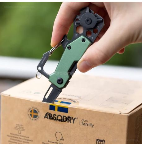 Мультитул 10-в-1 Troika Toolinator Card (зеленый)