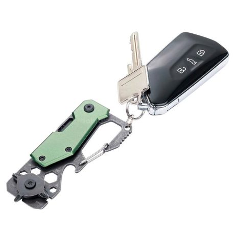 Мультитул 10-в-1 Troika Toolinator Card (зеленый)