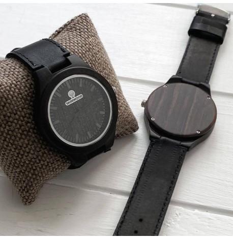 Деревянные наручные часы Skinwood Black