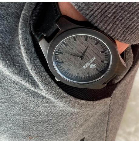 Деревянные наручные часы Skinwood Black