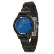 Дерев'яний жіночий наручний годинник Skinwood Blue Star
