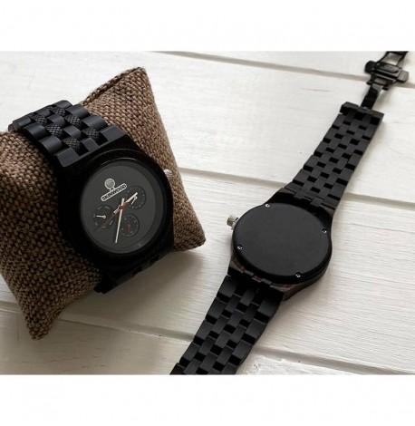 Дерев'яний наручний годинник Skinwood Dark