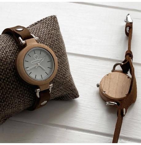 Дерев'яний наручний годинник Skinwood Lady