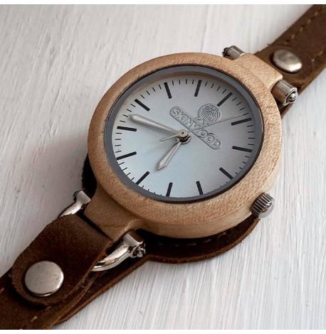 Дерев'яний наручний годинник Skinwood Lady