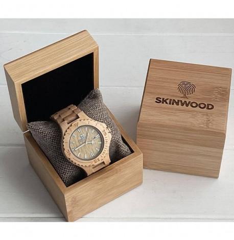 Дерев'яний наручний годинник Skinwood Maple Classic