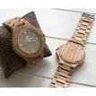 Дерев'яний наручний годинник Skinwood Maple Classic