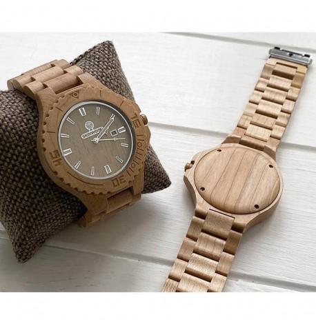 Дерев'яний наручний годинник Skinwood Maple Classic