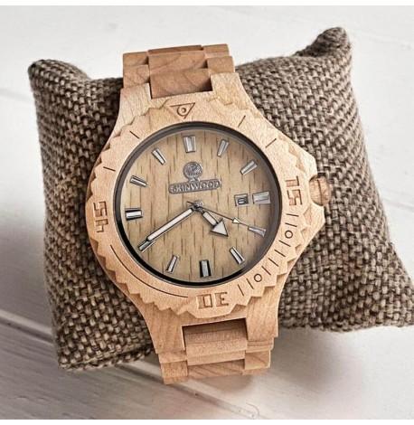 Дерев'яний наручний годинник Skinwood Maple Classic