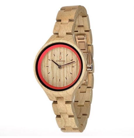 Деревянные женские наручные часы Skinwood Rose