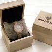 Деревянные женские наручные часы Skinwood Rose