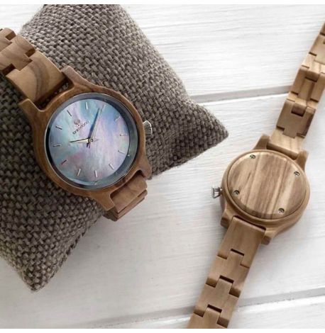 Деревянные женские наручные часы Skinwood Sky