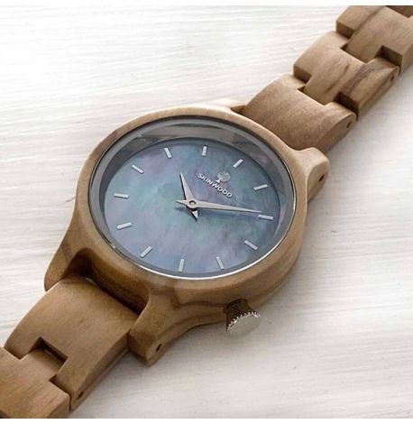 Деревянные женские наручные часы Skinwood Sky