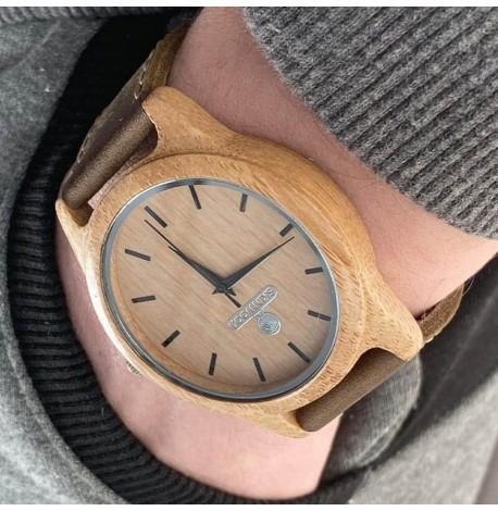 Деревянные наручные часы Skinwood White