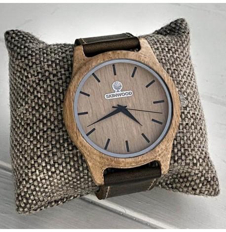 Деревянные наручные часы Skinwood White