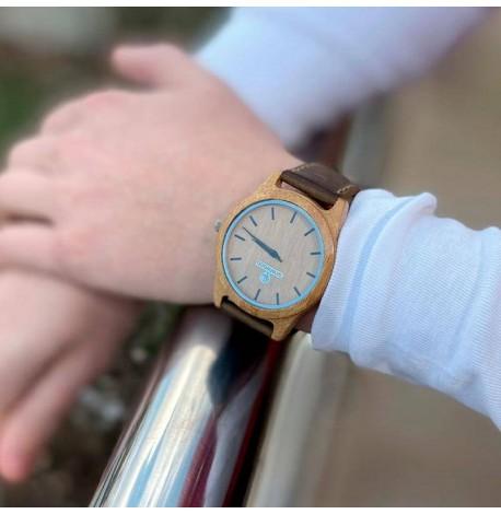 Деревянные наручные часы Skinwood White