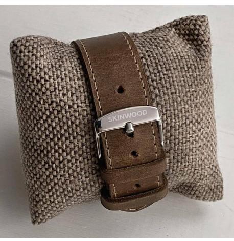 Дерев'яний наручний годинник Skinwood Zebra