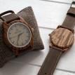 Дерев'яний наручний годинник Skinwood Zebra