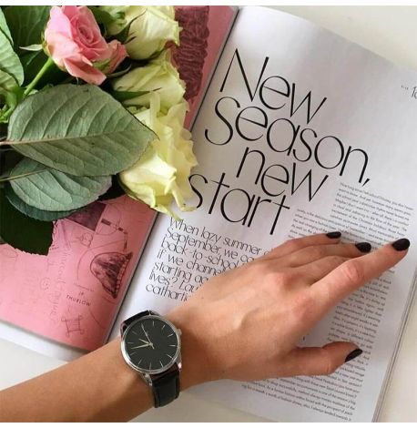 Женские наручные часы ZIZ "Белым по черному"