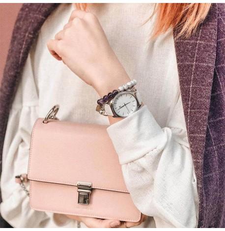 Жіночій наручний годинник ZIZ "Чорним по білому"