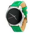 Женские наручные часы ZIZ "Черный минимализм" (зеленый)