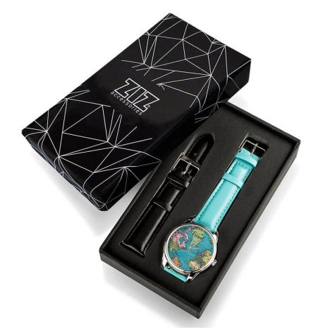 Жіночій наручний годинник ZIZ "Карта подорожей"