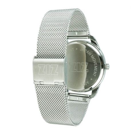 Жіночій металевий наручний годинник ZIZ "Чорним по білому"