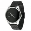 Жіночій металевий наручний годинник ZIZ "Мінімалізм чорний"